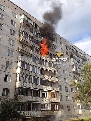 Семь человек эвакуировали из-за пожара в квартире в Ленинском районе