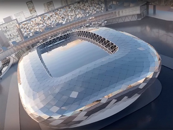 В Новосибирске презентовали проект новой ледовой арены