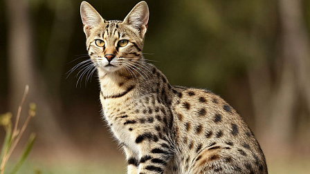 В Новосибирске продают экзотическую кошку с непростым характером за 200 тысяч