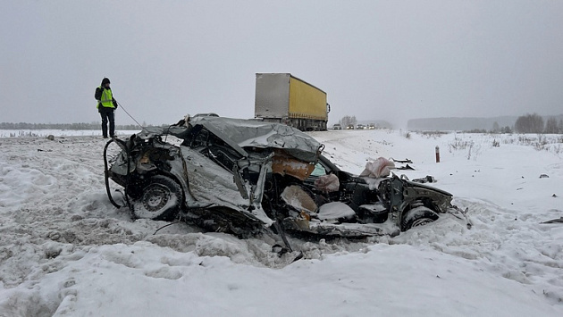 32-летняя женщина погибла в ДТП с ехавшим в Новосибирск грузовиком