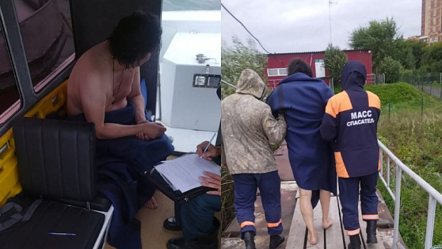 Спасатели вытащили 49-летнего новосибирца из холодной воды реки Обь