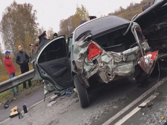 Смертельное ДТП произошло на трассе в Новосибирской области