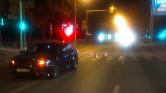 25-летний водитель «Тойоты» сбил мужчину на пешеходном переходе в центре Новосибирска