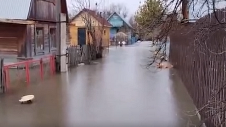 В Новосибирской области река Уй затопила два жилых дома и 28 участков