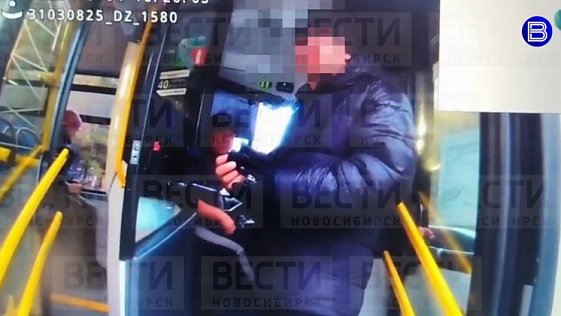 В Новосибирске пассажир автобуса проспал свою остановку и избил водителя палкой