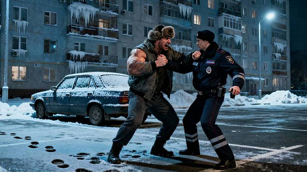 Житель дома и полицейский подрались из-за места на парковке в Новосибирске