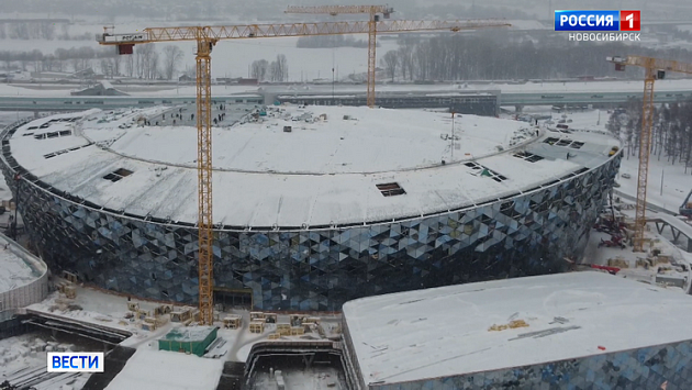 К строительству нового ЛДС в Новосибирске привлекают дополнительные рабочие силы