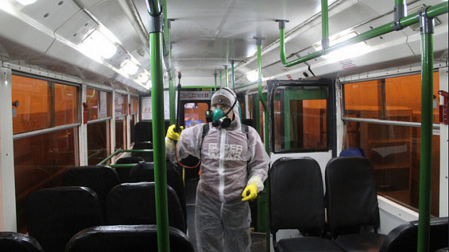Новосибирских перевозчиков могут оштрафовать за плохую дезинфекцию автобусов