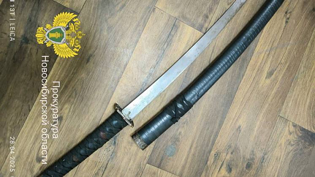 Новосибирец ответит перед судом за кражу сувенирной сабли у своей знакомой