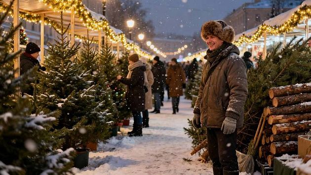 Официальные ёлочные базары заработают в Новосибирске 1 декабря