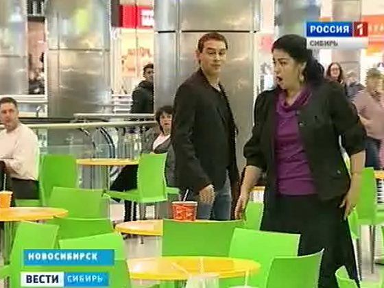 В одном из торговых центров Новосибирска прошел оперный флешмоб
