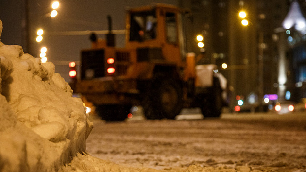 Какие улицы очистят от снега в Новосибирске в ночь на 14 января 