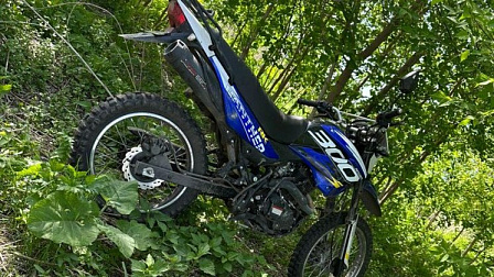 Под Новосибирском 14-летний подросток угнал мотоцикл и спрятал его в лесу