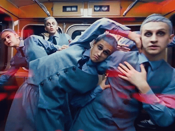 В новосибирской подземке станцевали утренние зомби 