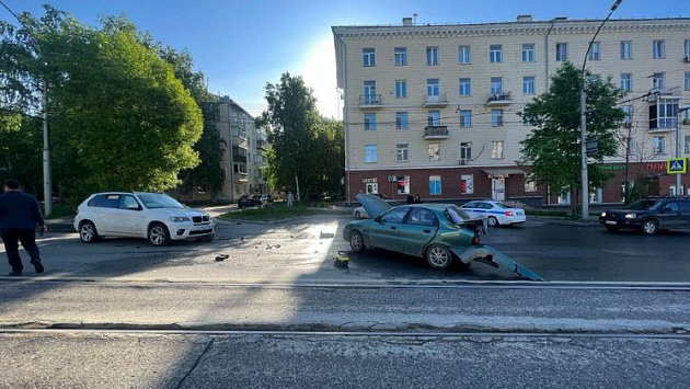 В Новосибирске авария двух машин отправила пассажира одной из них в больницу