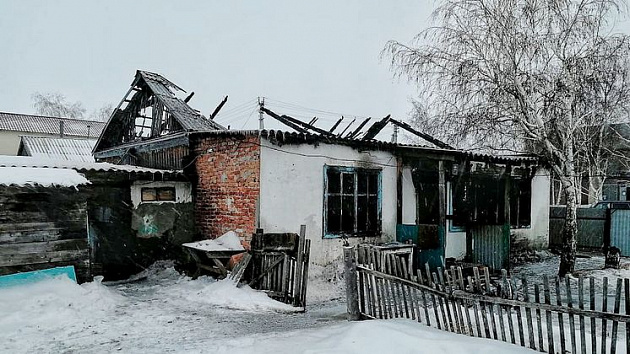 В Новосибирской области при пожаре погиб 41-летний мужчина