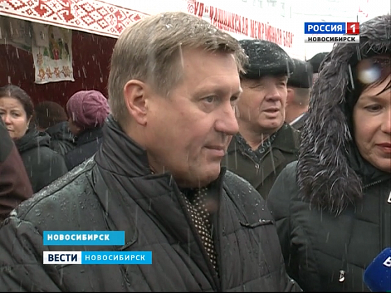 Мэр Новосибирска предложил местным предпринимателям устроить ярмарку товаров в Белоруссии
