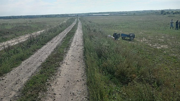 В Новосибирской области водитель мотоблока погиб в столкновении с автомобилем