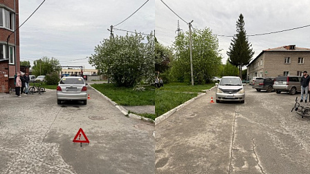 В Новосибирске восьмилетний мальчик угодил под колеса автомобиля во дворе дома