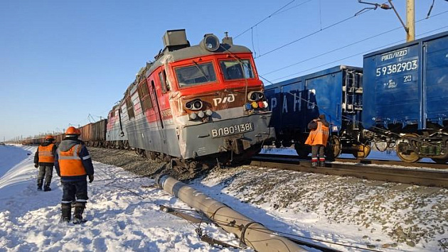 В Новосибирской области начали проверку после смертельного ДТП со сходом локомотива с рельсов