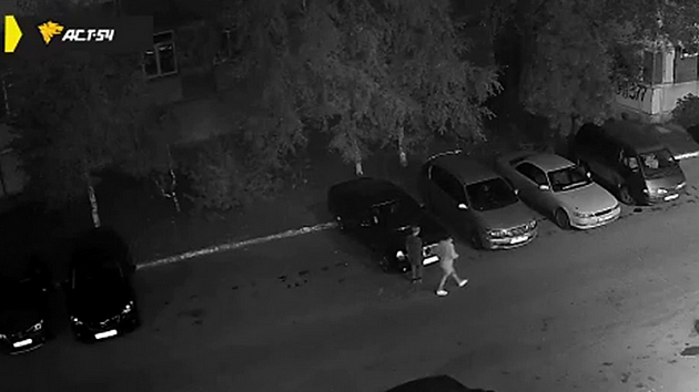 В Новосибирске юные хулиганки пишут ругательства на припаркованных авто