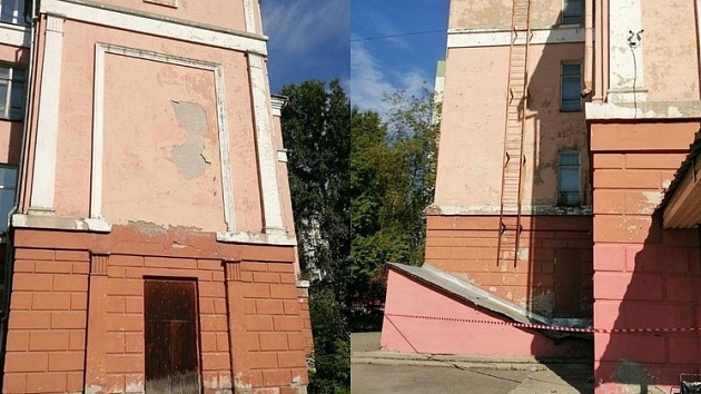 Детский омбудсмен Болтенко попросила мэрию отремонтировать школу после обрушения стены