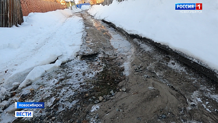 В Новосибирске нечистоты из канализации затопили дачные участки