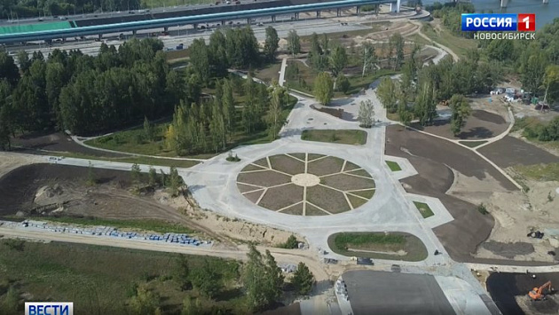 Миллион рублей хотят потратить на новогоднее украшение парка у нового ЛДС в Новосибирске