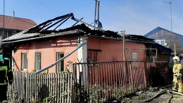 В Новосибирске из пожара в частном доме спасли девочку и двух котов