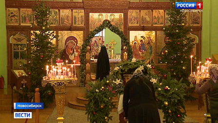 Как Новосибирск готовился в Рождеству