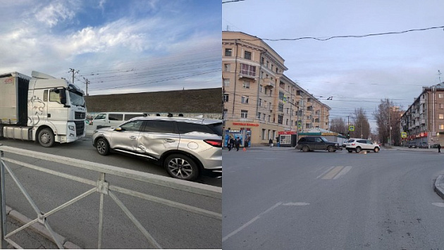 В Новосибирске двое детей пострадали в столкновениях автомобилей за один вечер
