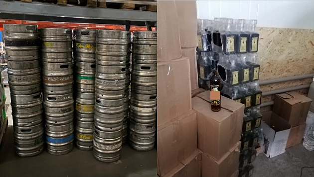 В Новосибирской области правоохранители изъяли 32 тонны контрафактного алкоголя