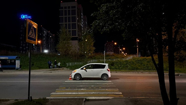 В Новосибирске автомобиль сбил 17-летнюю девушку на пешеходном переходе 