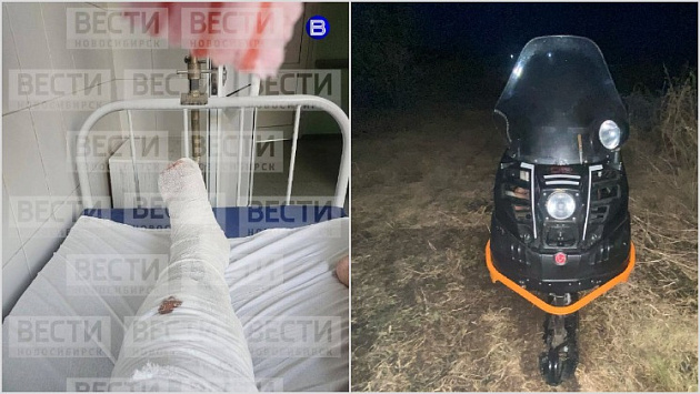 Новосибирская полиция начала расследовать наезд браконьера снегоходом на рыбака